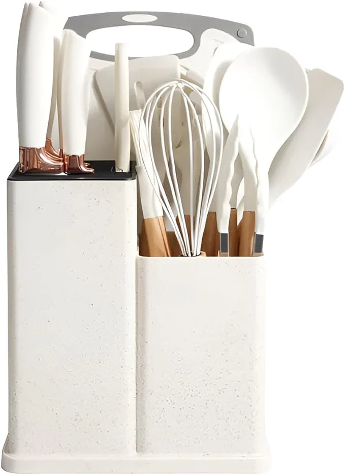 Knife & Utensil Set with Stand
